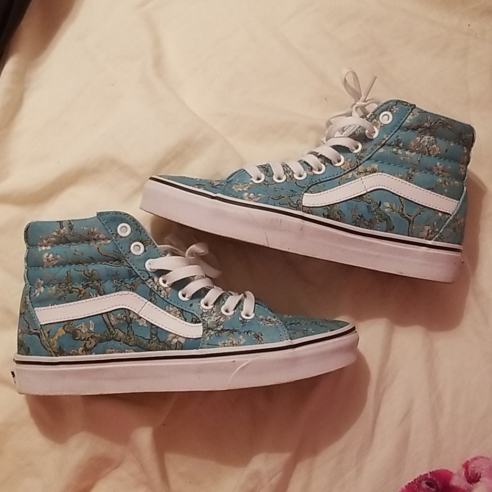 Vans van gogh almond blossom sk8-Hi high tops